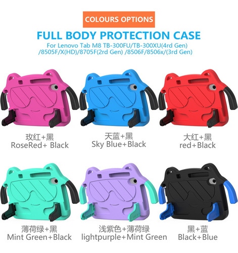 Funda Tablet Infantil Para Lenovo Tab M8 Tb-301fu Tb-300fu