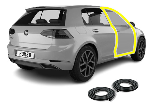 Burlete De Puerta Volkswagen Golf, Por Unidad