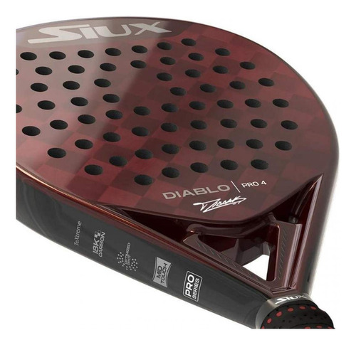 Pala De Padel Siux Tino Libaak Diablo Pro 4 2025 Color Bordó