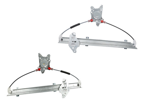 Kit-2 Elevadores Cristal Delanteros Nissan Almera 00 A 06