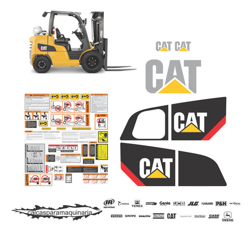 Kit De Calcas De Restauración Para Cat P 10000