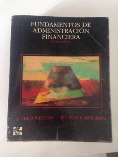 Libro Fundamentos De Administración Financiera