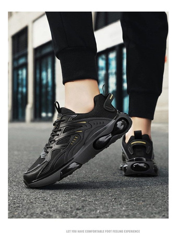 Zapatillas Tenis Para Hombre De Deporte De Malla Incrementar
