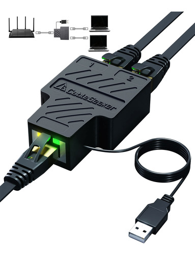 Divisor Ethernet Rj45, Divisor Ethernet 1 A 2 [2 Dispositivo