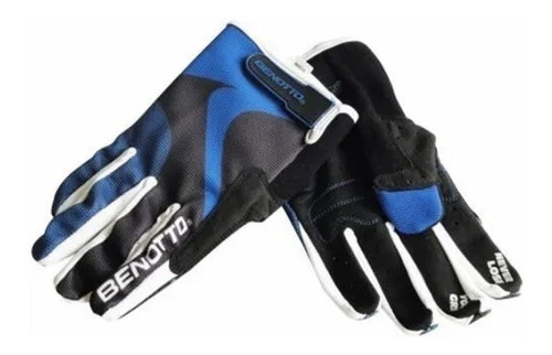 Guantes Ciclista Completo Gel Ms-892 Azul/negro Benotto