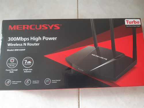 Router Marca Mercusys. 300mbps High Power Wireless N Router 