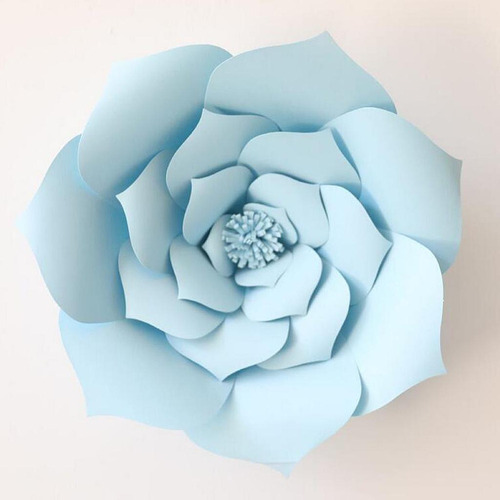 Nuevo Decoraciones De Papel De Papel Azul Claro