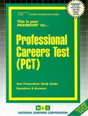 Professional Careers Test (pct) : Passbooks Stud (importado)