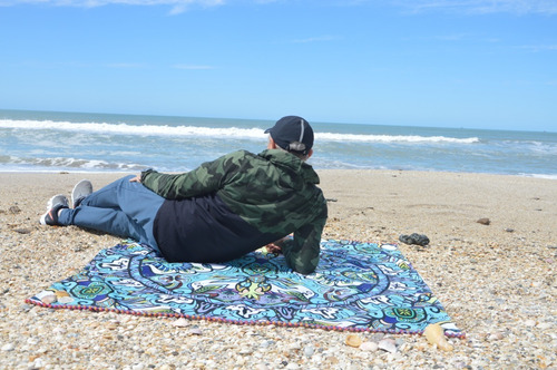 Imagen 2 de 3 de Lona Playera Impermeable Anti Rotura 4presillas Extra Grande