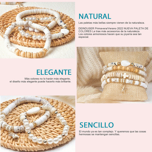 Lictinx Kit de Pulseras Arcillo Coloridas de 7300 Pcs para Bisutería Padres y niños manualidades hacer Bisutería