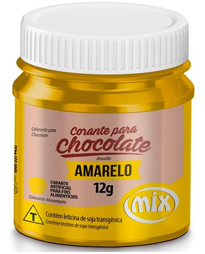 X3 Colorante Para Chocolate En Gel 12g Mix Amarillo 