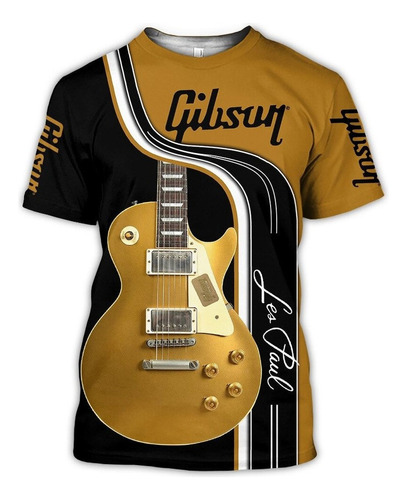 Rt Playera Con Estampado 3d De Jazz Para Saxofón Y Clarinete