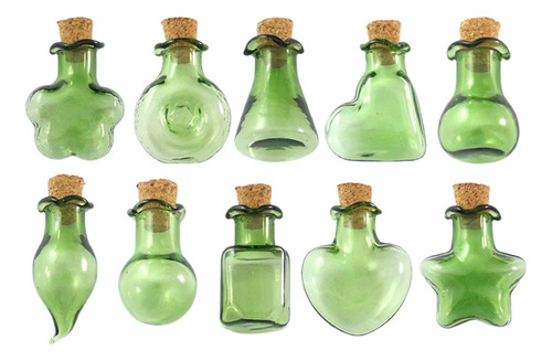 Frascos De Botella De Vidrio Transparente Vacíos Pequeños D