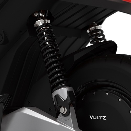 Imagem 7 de 8 de Scooter Moto Elétrica Voltz Ev1 Sport Preta - Uma Bateria