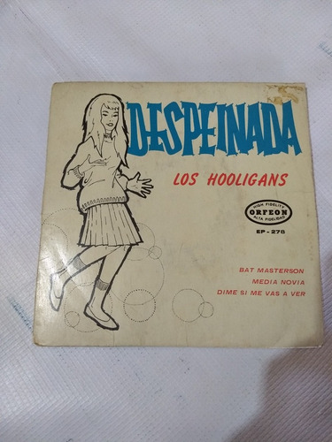 Despeinada Los Hooligans Ep Disco De Vinil Música Rock 