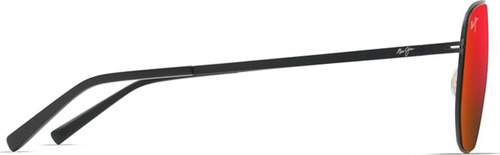 Gafas De Sol Maui Jim Sharks Cove - Color: Matte Black/hawaii Lava Polarized
