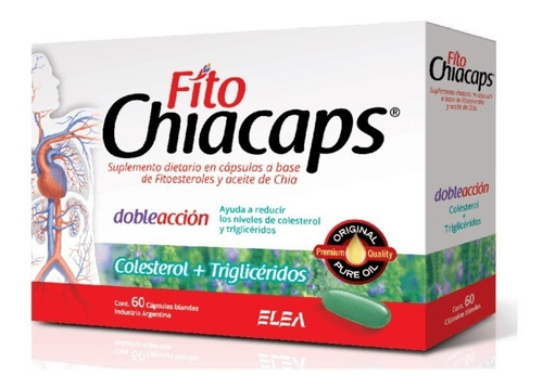 Fito Chiacaps Fitoesteroles Aceite De Chia 60caps Colesterol