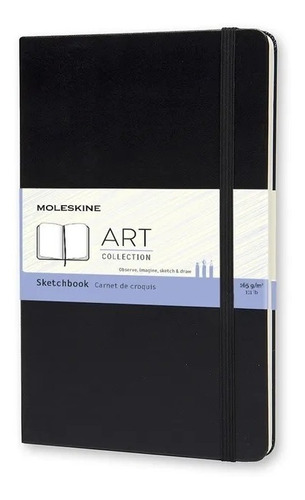 Libreta Moleskine Scetchbook Grande Lisa Pasta Dura