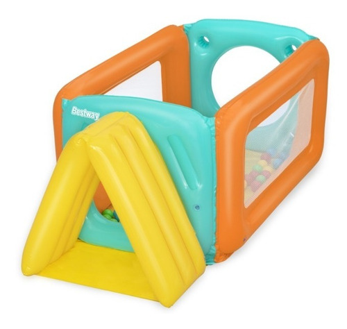 Alberca De Pelotas Con Tunel Para Niños Bestway 52547 