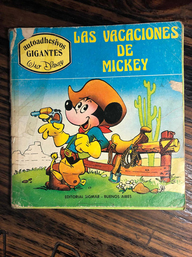Libro Antiguo Para Niños Mickey Años 80 (Usado)