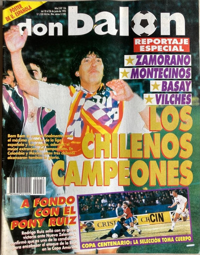 Revista Don Balón Año 3 N°156 Póster De U. Española (aa387