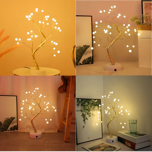 / Luces Navideñas Para Decoración Del Hogar, Árbol Bonsái