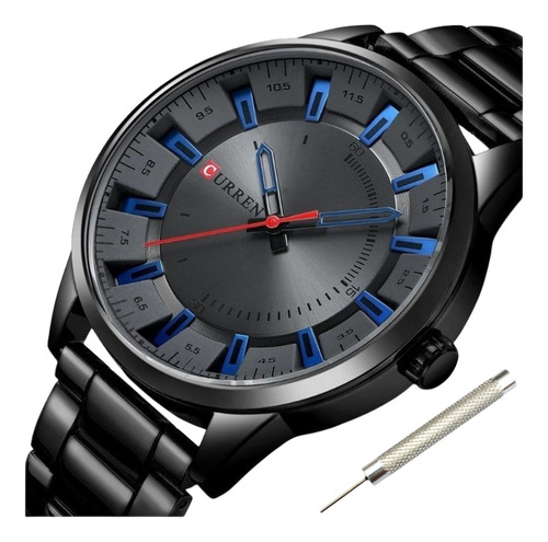 Relojes Casuales De Acero Inoxidable Curren 8406 De Cuarzo