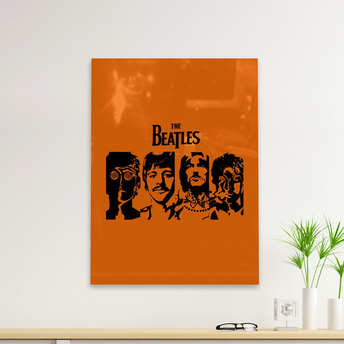 Cuadro Deco Beatles Face (d0648 Boleto.store)