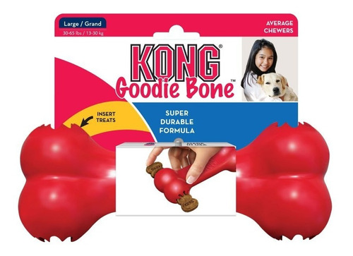 Imagen 1 de 8 de Juguete Kong Goodie Bone Large -para Perros