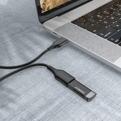 Cabo Usb 2.0 Extensão 2 Metros Extensor Macho Fêmea Cor Preto
