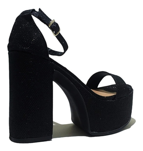 Imagen 2 de 5 de Sandalias Sasha Brillo Black