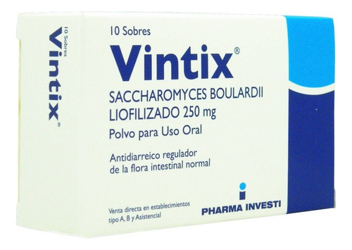 Vintix Polvo Para Uso Oral 250 Mg, En Sobres,, 10 Sobres