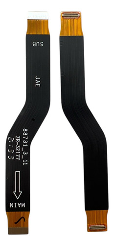 Cabo Flat Flex Sub Moto G9 Power Xt2091 Zr-32177 Original