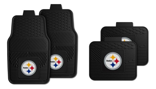 Juego De 4 Tapetes Automóviles Pittsburgh Steelers Aut...