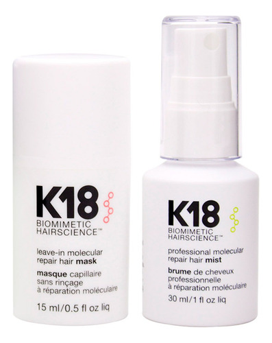 Mini Kit K18 Pro Hair Repair Mask+mist