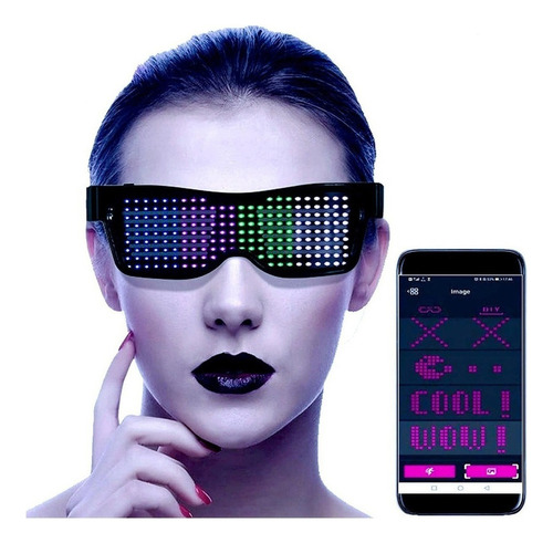 Gafas Inteligentes Personalizables Lazhu Con Luz Led 2024