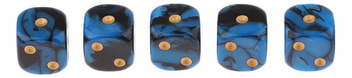 5 Dados De Juego De 5x5x6 Caras Dados De 16 Mm Para 5 Piezas