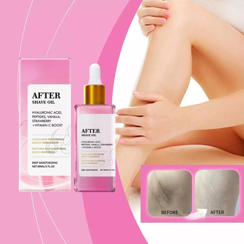 2 Piezas De Aceite De Fresa Para Después Del Afeitado Para U
