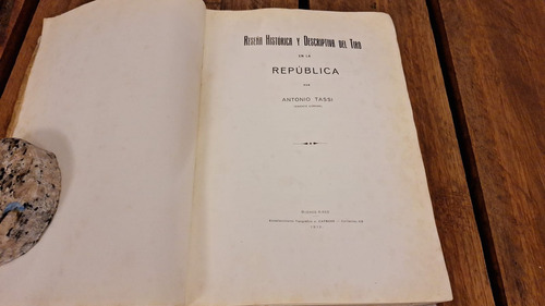 Reseña Histórica Y Descrip. Del Tiro En La República 1a (300 (Usado)