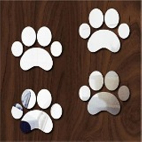 Espelho Decorativo Patinhas Cachorro