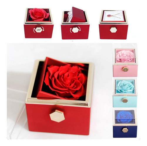 Apple Box, Collar, Caja De Anillos, Regalo De San Valentín S