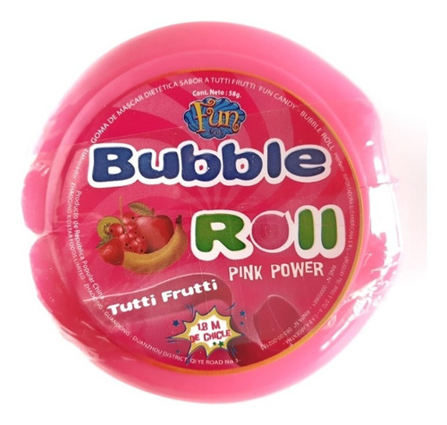 Chicle Bubble Roll Tutti Frutti X 1