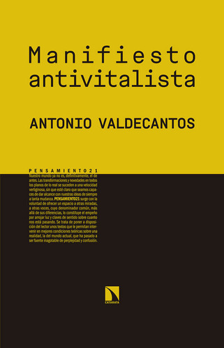 Manifiesto Antivitalista (libro Original)