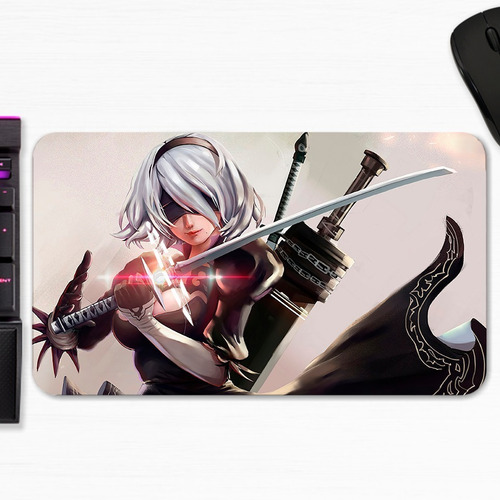 Mouse Pad Yorha 2b Katana Nier Automata Art Gamer M