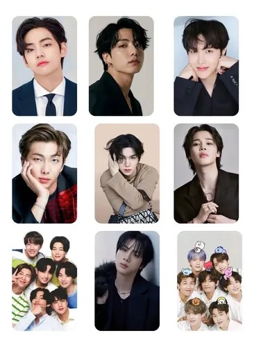 タレントカード bts Photocard Bts Bt21 Fanmade Army Kpop | MercadoLivre