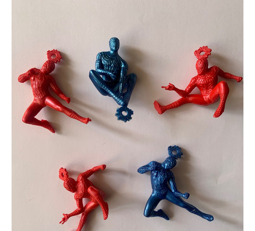 Pack 5 Antiguas Mini Figuras Coleccionables Spiderman (Usado)