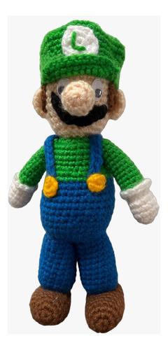 Amigurumi (crochet) Luigi 20cm (mario Bross)