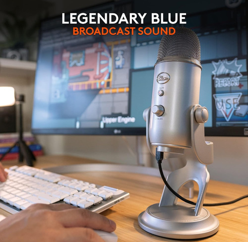 Blue Yeti Micrófono Usb Para Grabación, Streaming, Gaming