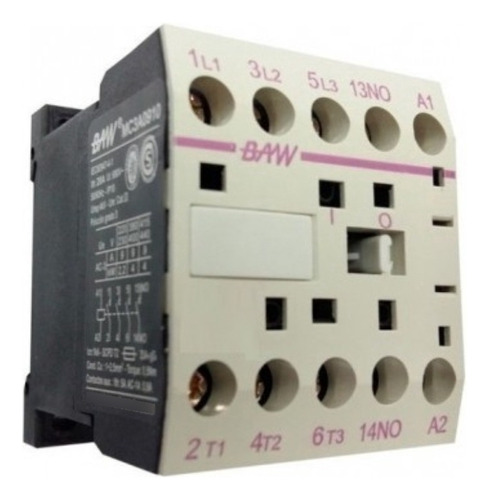 Mini Contactor Tripolar 9a Bobina 24v 4kw-ac3 380v Lth:20a