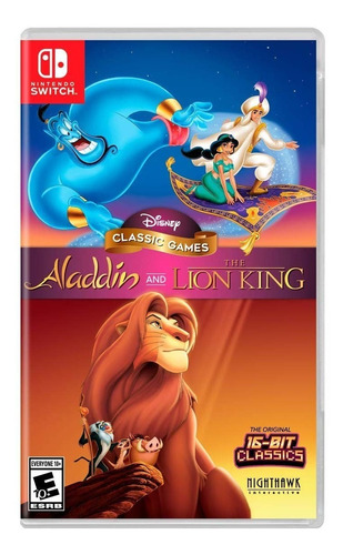 Disney Classic Games: Aladdin The Lion King Nintendo Switch 